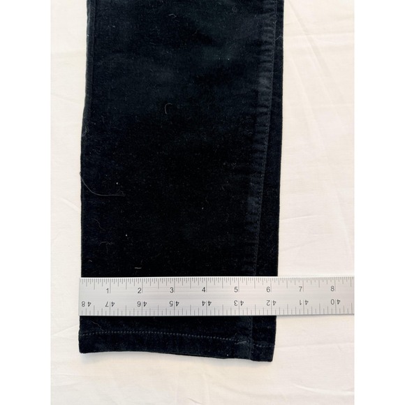 Buffalo David Bitton Velvet Skinny Jeans Womens 10/30 Black Mid Rise 31x30 - Picture 2 of 14